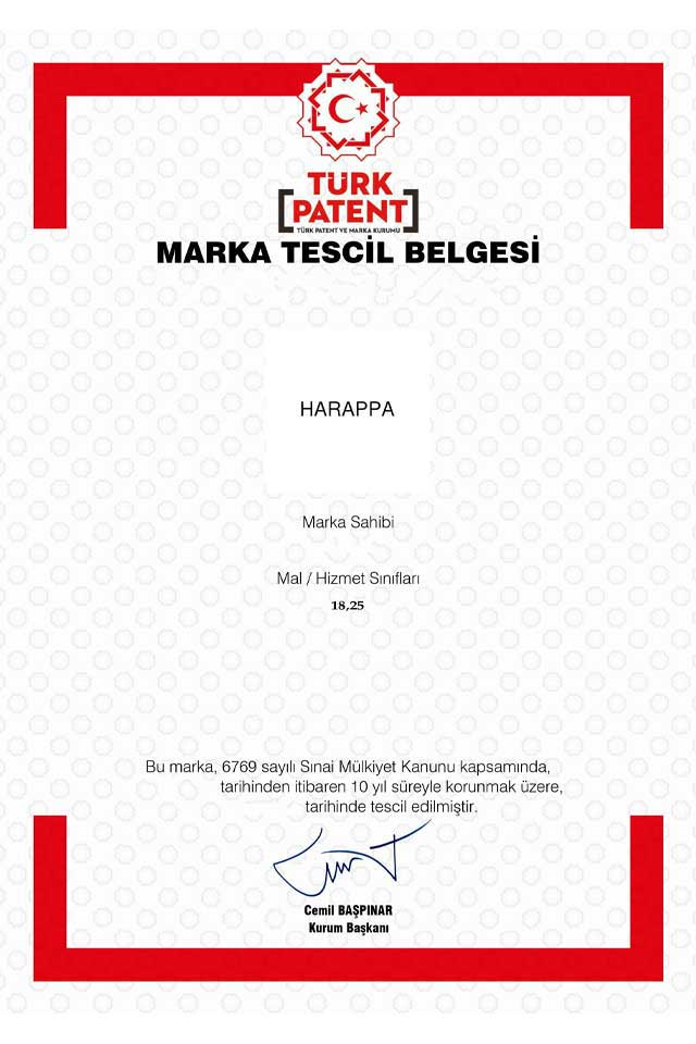 Harappa Tescil